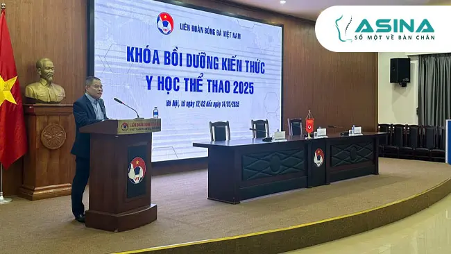 ASINA Có Mặt Tại Khóa Bồi Dưỡng Kiến Thức Y Học Thể Thao 2025 VFF