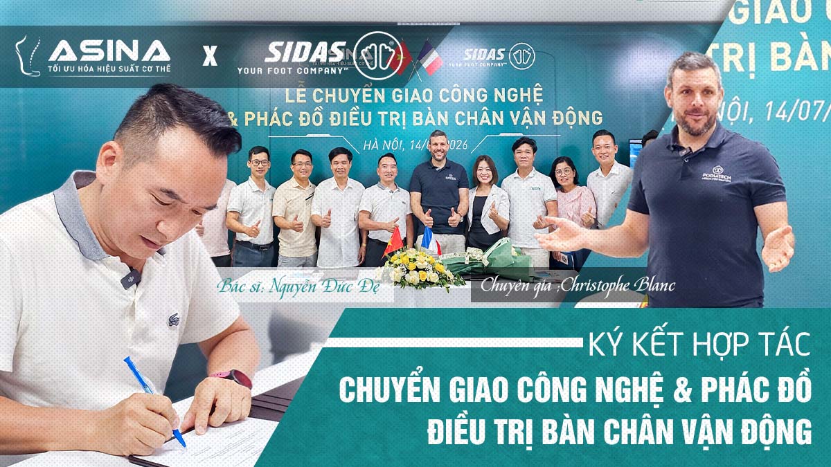 ASINA chính thức ký kết chuyển giao công nghệ với SIDAS, nâng tầm chuẩn mực chăm sóc bàn chân tại Việt Nam